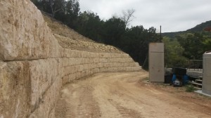 Hillside Retaining Wall     