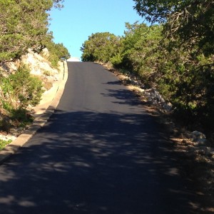 Paved Mountain Road, Kerr County         